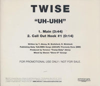 Twise: "Uh-Uhh" 2-Track Promo w/ Back Artwork