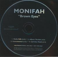 Monifah: Brown Eyes 4-Track Promo w/ Back Artwork