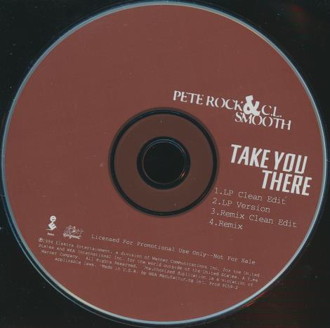 Pete Rock & C.L. Smooth: Take You There 4-Track Promo w/ Back Artwork