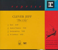 Clever Jeff: The City 4-Track Promo w/ Back Artwork
