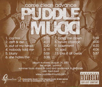 Puddle Of Mudd: Come Clean Advance Promo w/ Back Artwork