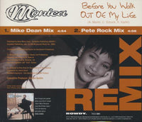 Monica: Before You Walk Out Of My Life (Remixes) 2-Track Promo