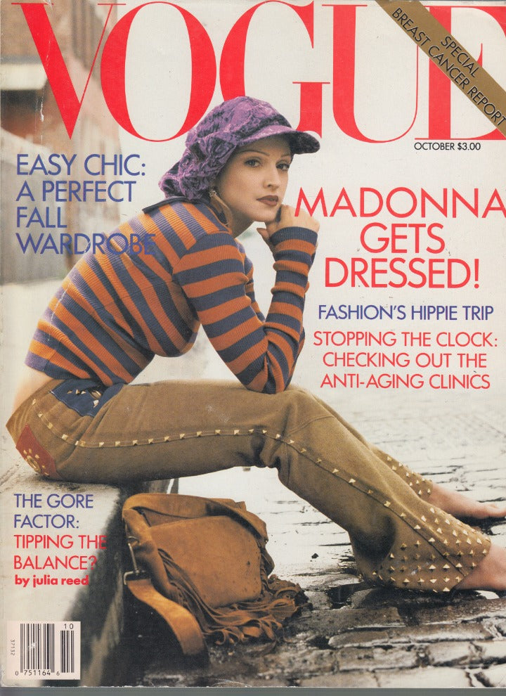 Vogue Magazine: Madonna Special Breast Cancer Report October 1992