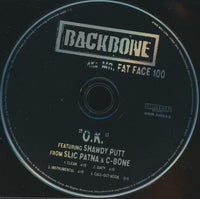 Backbone (aka Mr. Fat Face 100): O.K. 4-Track Promo w/ Back Artwork