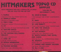 Hitmakers: Top 40 CD Sampler Volume 94 Promo w/ Back Artwork
