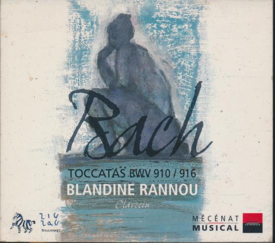 Jean-Sebastien Bach / Blandine Rannou: Toccatas Pour Clavecin