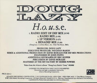 Doug Lazy: H.o.u.s.e. 4-Track Promo w/ Back Artwork