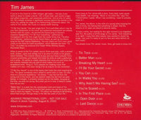 Tim James: Tim James Advance Promo w/ Back Artwork