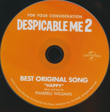 Pharrell Williams: Happy Promo FYC w/ No Artwork