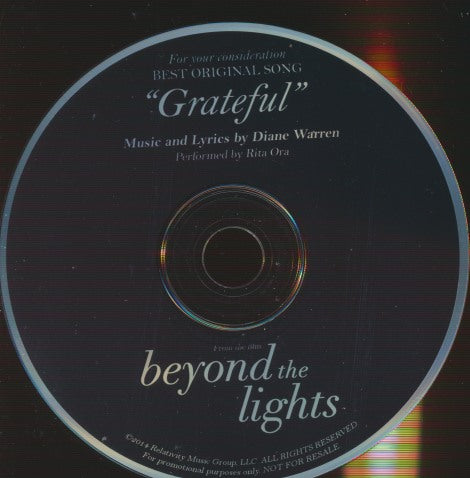 Rita Ora: Grateful Promo FYC w/ No Artwork