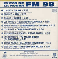 FM 98: Exitos De La Nueva Promo w/ Front Artwork