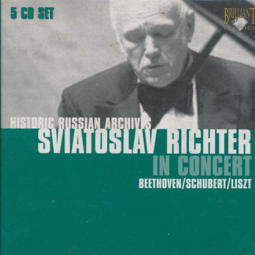 Sviatoslav Richter: In Concert: Beethoven / Schubert / Liszt 5-Disc Set