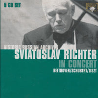 Sviatoslav Richter: In Concert: Beethoven / Schubert / Liszt 5-Disc Set