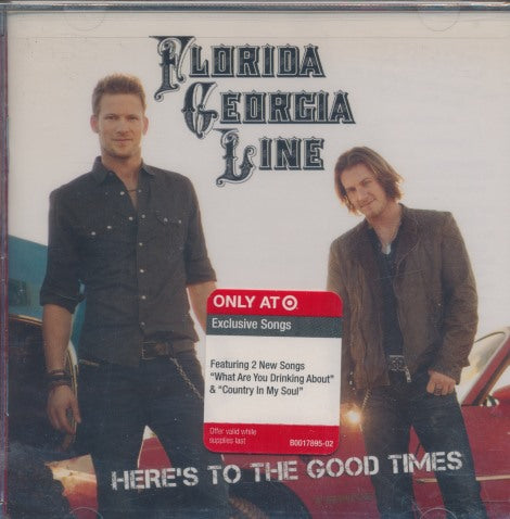 Florida Georgia Line: Here's To The Good Times Target Exclusive w/ Hype Sticker & Cracked Case