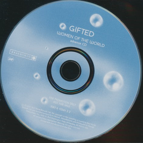 Gifted: Women Of The World Advance Promo w/ Back Artwork