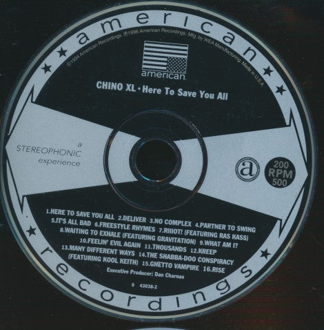 Chino XL: Here To Save You All w/ No Artwork