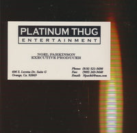 Big Sloan / Royal Bird / Big Tripp: Sample CD Promo w/ Business Card
