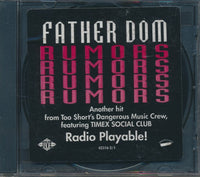 Father Dom: Rumors 2-Track Promo w/ Hype Sticker