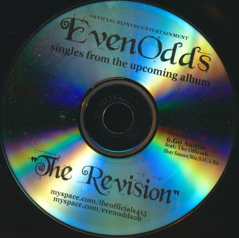 EvenOdds: The Revision 6-Track Promo w/ No Artwork