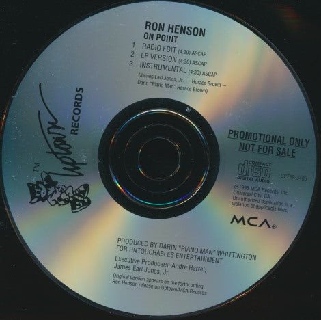 Ron Henson: On Point 3-Track Promo w/ No Artwork