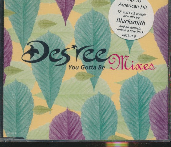 Des'ree: You Gotta Be Mixes 4-Track Maxi-Single w/ Hype Sticker