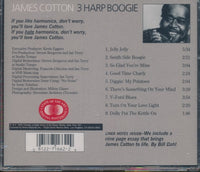 James Cotton: 3 Harp Boogie w/ Hype Sticker