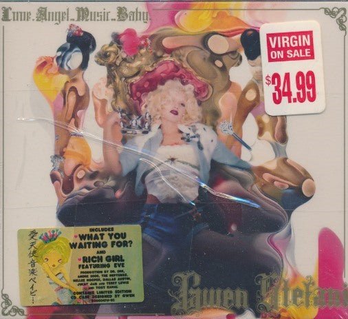Gwen Stefani: Love.Angel.Music.Baby.: Red Linen Limited Deluxe w/ Hype Sticker & CD Wallet