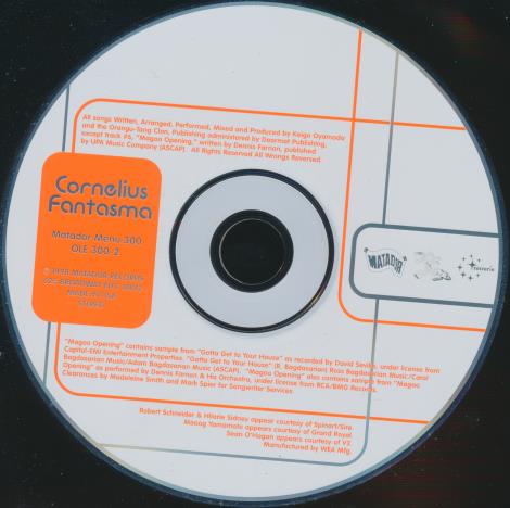 Cornelius: Fantasma w/ No Artwork
