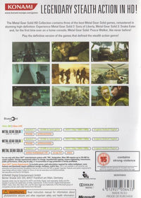 Metal Gear Solid HD Collection PAL 2-Disc Set w/ Manual