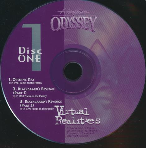 Adventures In Odyssey: Virtual Realities Vol. 33 4-Disc Set w/ No Artwork