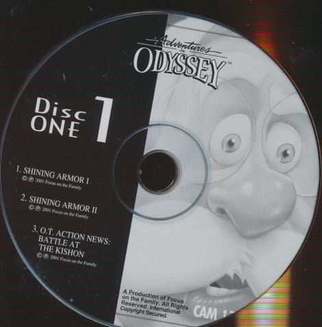 Adventures In Odyssey: Countermoves Vol. 37 4-Disc Set w/ No Artwork