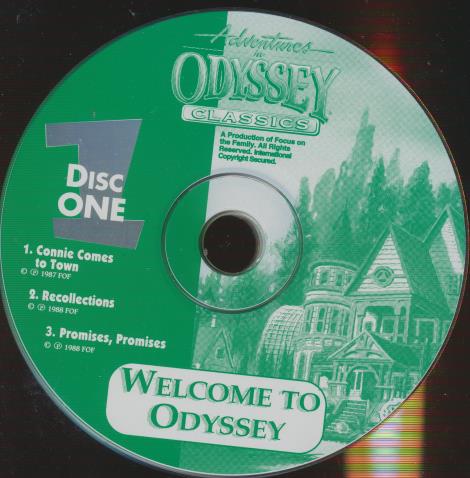 Adventures In Odyssey Classics: Welcome To Odyssey Vol. 1 4-Disc Set w/ No Artwork