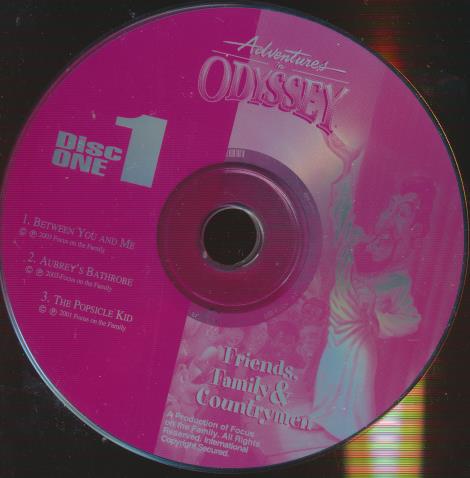 Adventures In Odyssey: Friends, Family & Countrymen Vol. 39 4-Disc Set w/ No Artwork