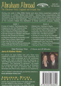 Abraham Abroad: The Abraham-Hicks England And Ireland Tour 2-Disc Set