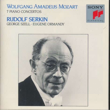 Rudolf Serkin: Wolfgang Amadeus Mozart: 7 Piano Concertos 3-Disc Set