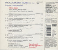 Rudolf Serkin: Wolfgang Amadeus Mozart: 7 Piano Concertos 3-Disc Set