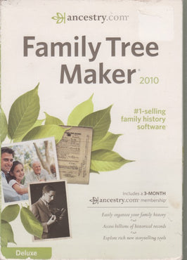 Family Tree Maker 2010 Deluxe w/ Guides