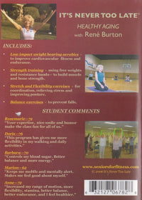 It's Never Too Late: Healthy Aging With Rene Burton Level 1 - NeverDieMedia