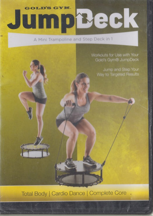 Gold's Gym JumpDeck: A Mini Trampoline And Step Deck In 1