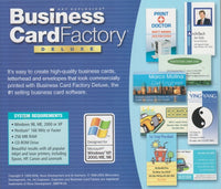 Art Explosion: Business Card Factory 2006 Deluxe 2-Disc Set w/ Manual