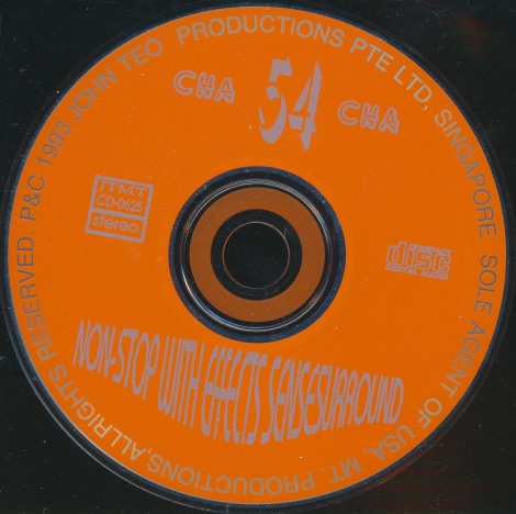 54 Cha Cha: Non-Stop With Effects Sense Surround w/ Back Artwork