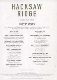 Hacksaw Ridge FYC