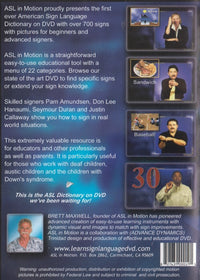 ASL In Motion: American Sign Language Dictionary