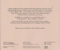 Science And Health With Key To The Scriptures: Chapter 15: Genesis A/B 2-Disc Set