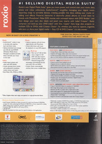 Roxio Easy CD & DVD Creator 6 Platinum w/ Manual