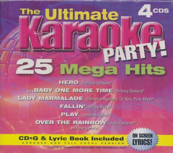 The Ultimate Karaoke Party! 25 Mega Hits 4-Disc Set