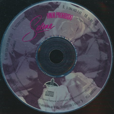 Selena: Amor Prohibido w/ No Artwork