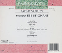 Ebe Stignani: Recital Di Ebe Stignani