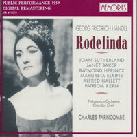 Georg Friedrich Handel: Rodelinda 2-Disc Set