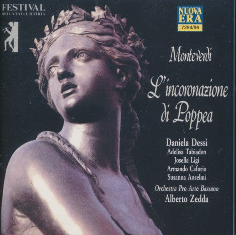 Claudio Monteverdi: L'incoronazione Di Poppea 3-Disc Set